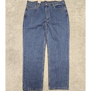 Levis 550 Relaxed Fit Mens 40x32 Blue Medium Wash Tapered Leg Denim Jeans NWT